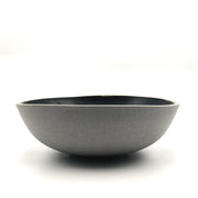 Designer Bowl | 15" x 5" | Greystone/Matte Black | Humble Ceramics | 
