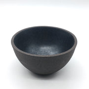 Enoki Bowl | 6" x 3" | Brownstone/Matte Black