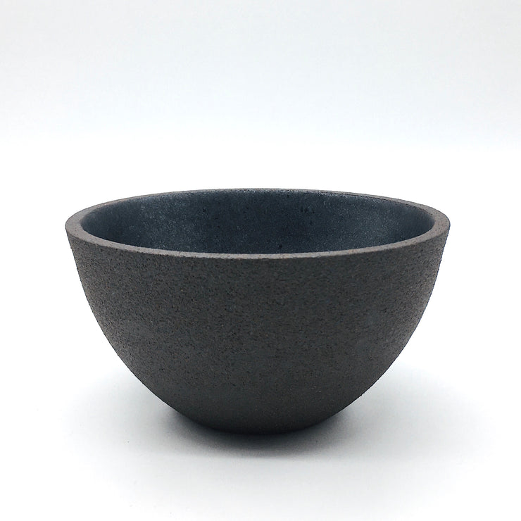 Enoki Bowl | 6" x 3" | Brownstone/Matte Black