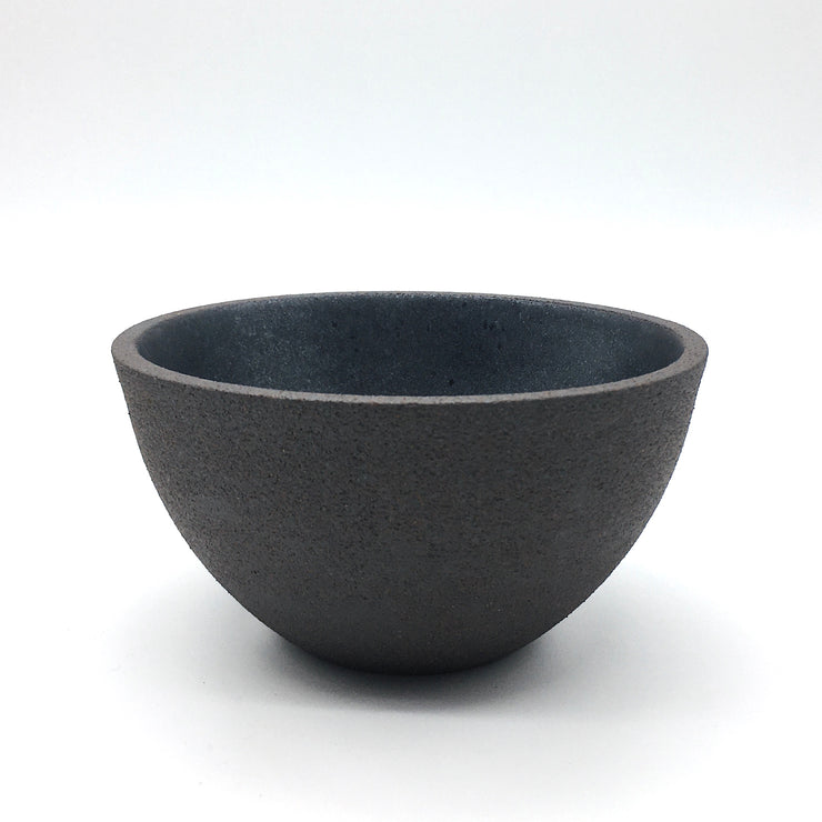 Enoki Bowl | 6" x 3" | Brownstone/Matte Black