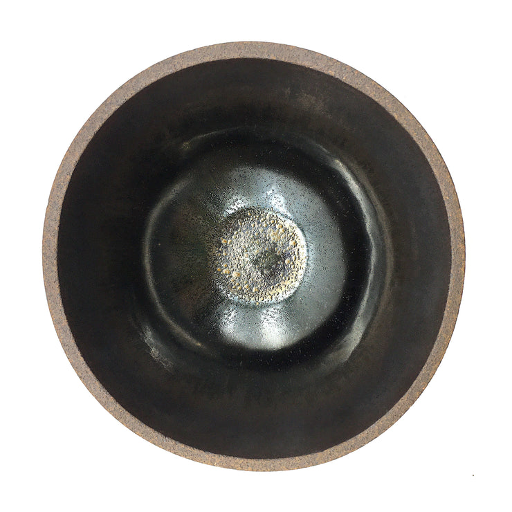 EB1-B-MG | Enoki Bowl | 6" x 3" | Stillness Collection | Brownstone/Midnight Glow | Humble Ceramics | 