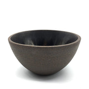 EB1-B-MG | Enoki Bowl | 6" x 3" | Stillness Collection | Brownstone/Midnight Glow | Humble Ceramics | 