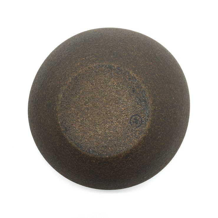 EB1-B-MG | Enoki Bowl | 6" x 3" | Stillness Collection | Brownstone/Midnight Glow | Humble Ceramics | 