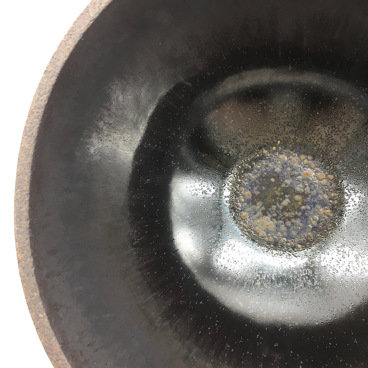 EB1-B-MG | Enoki Bowl | 6" x 3" | Stillness Collection | Brownstone/Midnight Glow | Humble Ceramics | 