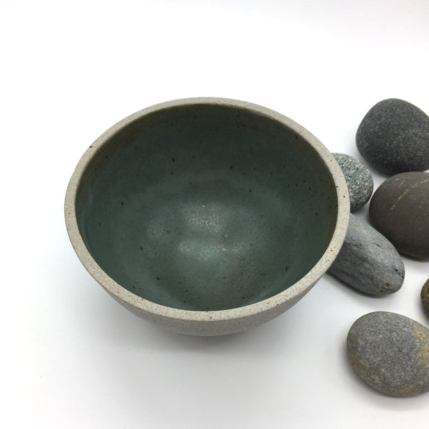 EB1-G-D | Enoki Bowl | 6" x 3" | Stillness Collection | Greystone/Danish | Humble Ceramics | 