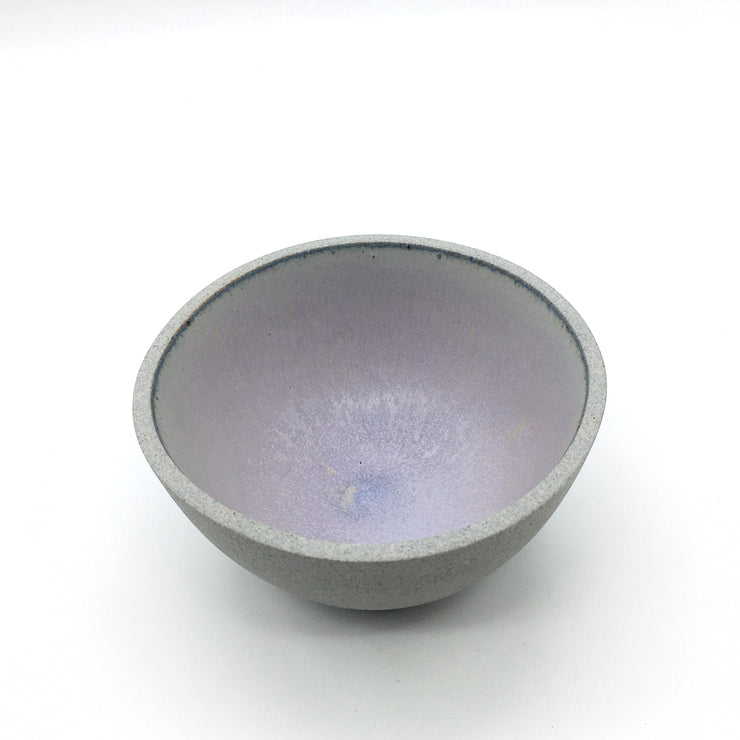 Enoki Bowl | 6" x 3" | Greystone/Lavender