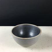 EB1-G-MB | Enoki Bowl | Stillness Collection | Greystone/Matte Black | Humble Ceramics | 