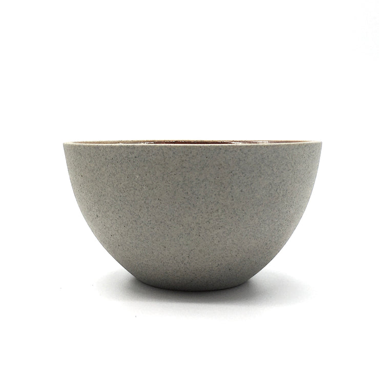 Enoki Bowl | 6" x 3" | Greystone/Rust