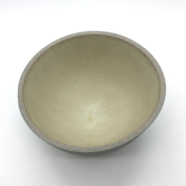 EB1-G-YJ | Enoki Bowl | 6" x 3" | Stillness Collection | Greystone/Yellow Jade | Humble Ceramics | 