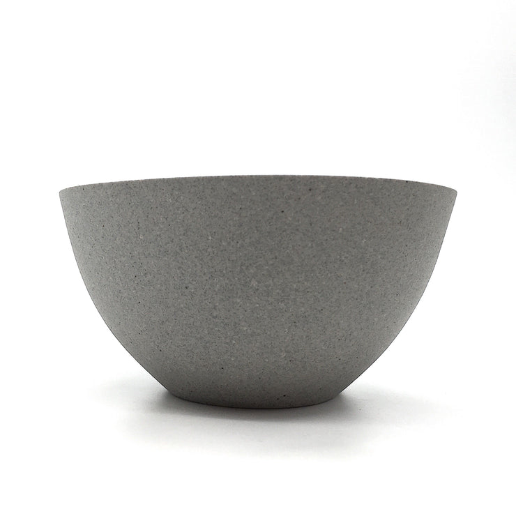 EB1-G-YJ | Enoki Bowl | 6" x 3" | Stillness Collection | Greystone/Yellow Jade | Humble Ceramics | 