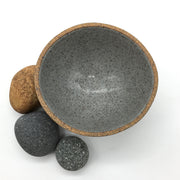 Enoki Bowl | 6" x 3" | Sandstone/Pebble Grey