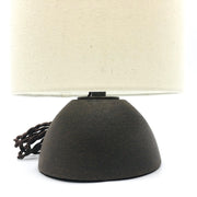Enoki Lamp Base | Brownstone/Raw | Dark Bronze