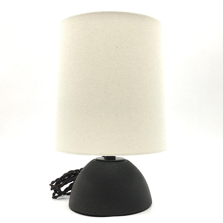 Enoki Lamp Base | Brownstone/Raw | Dark Bronze