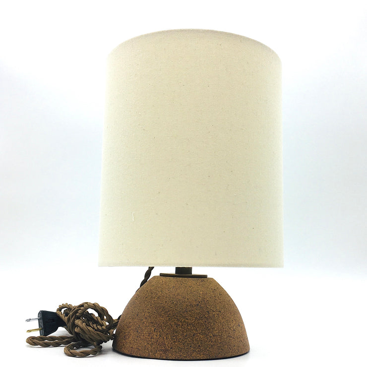 Enoki Lamp Base | Sandstone/Raw | Medium Brass