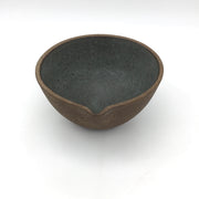 Enoki Pouring Bowl | 6" x 3" | Brownstone/Danish