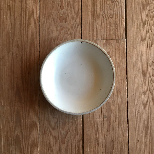 Stillness Collection | Stillness Bowl | 8.5" x 2" | Greystone/Snow White | Humble Ceramics |