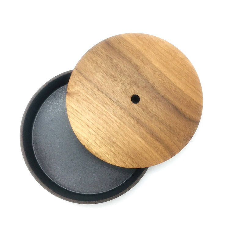 Free Spirit Box | 8.5" x 1.5" | Brownstone/Matte Black | Walnut Lid