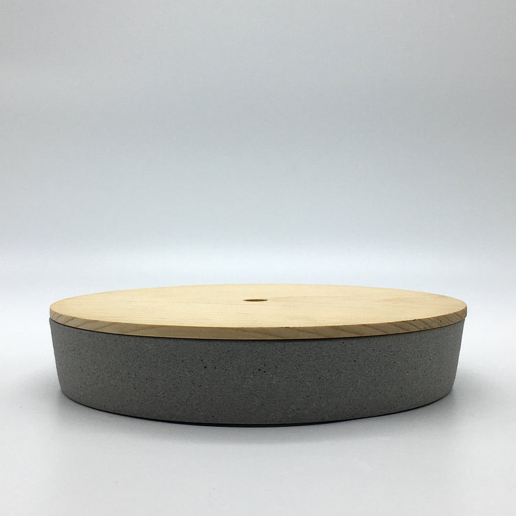 Free Spirit Box | 8.5" x 1.5" | Greystone/Snow White | Pine Lid