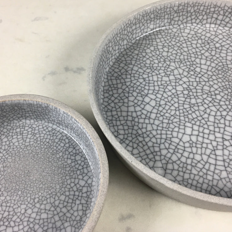 Cazuela 8.5" | FS Cazuela | FS Collection | Greystone/Mojave Crackle | Humble Ceramics |