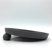 Free Spirit Plate/Tray | 10.5" x 1" | Brownstone/Matte Black