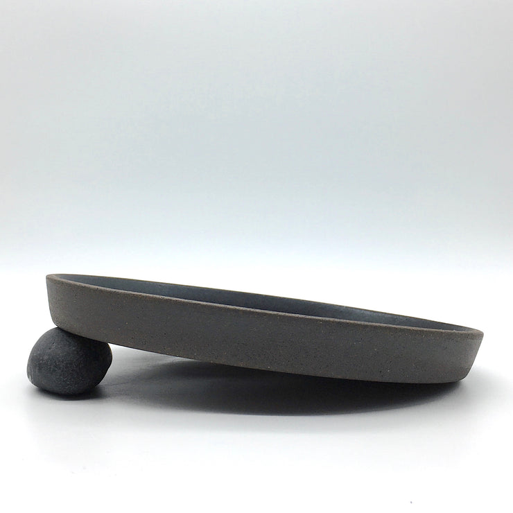 Free Spirit Plate/Tray | 10.5" x 1" | Brownstone/Matte Black