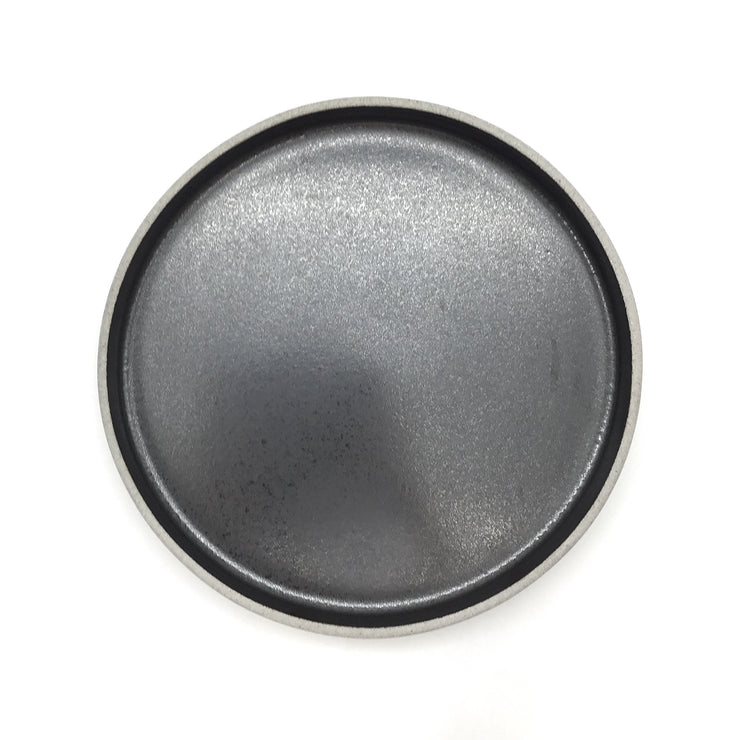 Free Spirit Plate/Tray | 10.5" x 1" | Greystone/Matte Black
