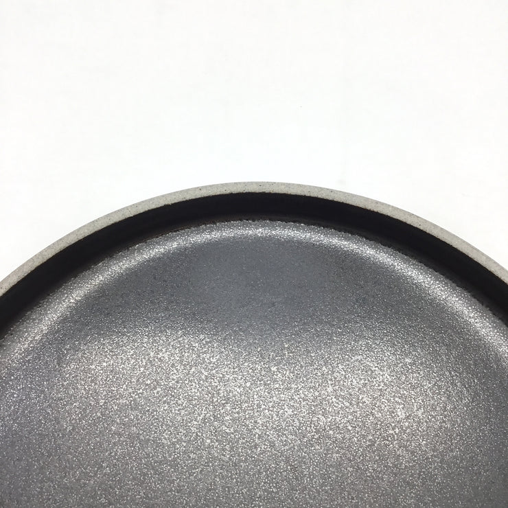 Free Spirit Plate/Tray | 10.5" x 1" | Greystone/Matte Black