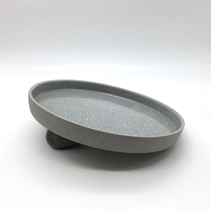 Free Spirit Plate/Tray | 10.5" x 1" | Greystone/Mojave Crackle