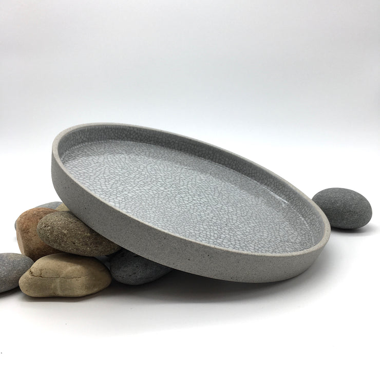 Free Spirit Plate/Tray | 10.5" x 1" | Greystone/Mojave Crackle
