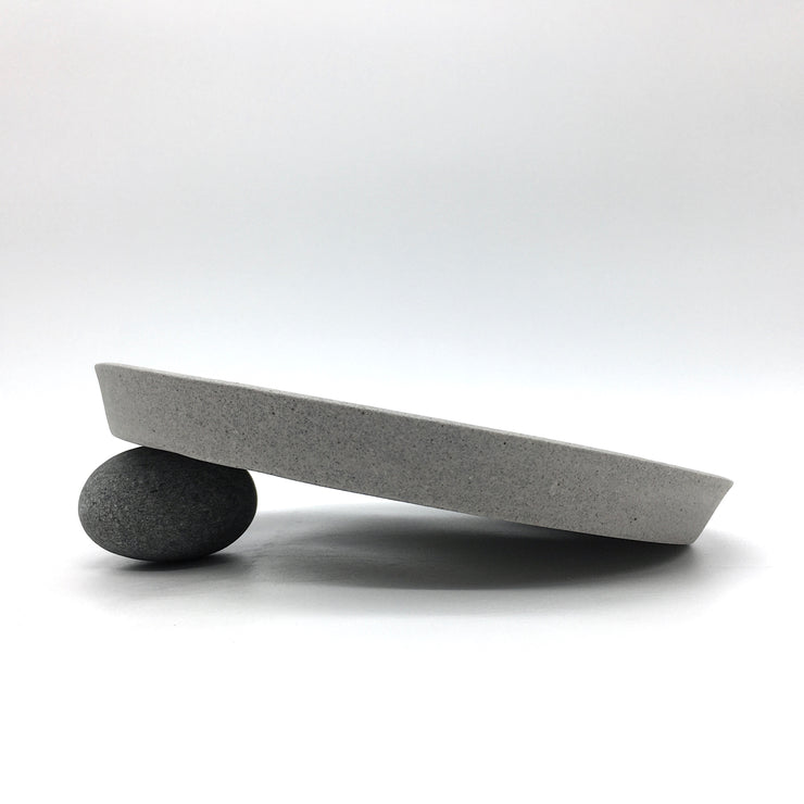 Free Spirit Plate/Tray | 9.5" x 1" | Greystone/Clear Sky