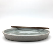 Free Spirit Plate/Tray | 9.5" x 1" | Greystone/Clear Sky