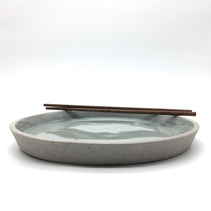 Free Spirit Plate/Tray | 9.5" x 1" | Greystone/Clear Sky