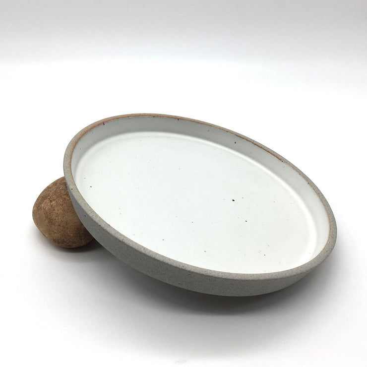 Free Spirit Plate/Tray | 9.5" x 1" | Greystone/Snow White