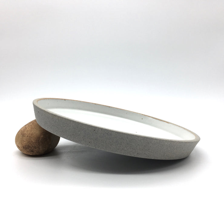 Free Spirit Plate/Tray | 9.5" x 1" | Greystone/Snow White