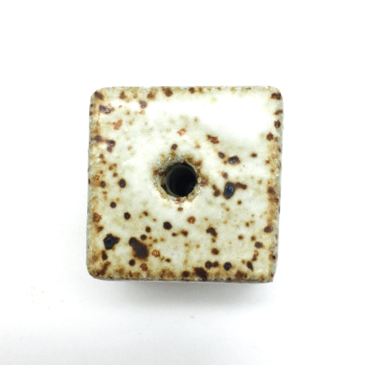 Incense Holder | 1" x 1" x 1" | Sandstone/Snow White