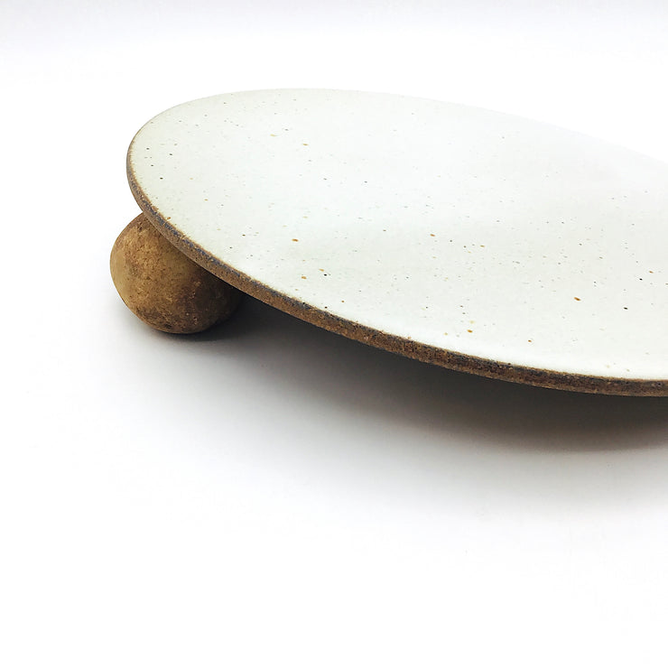 Lunar Flat | 12" | Sandstone/Snow White