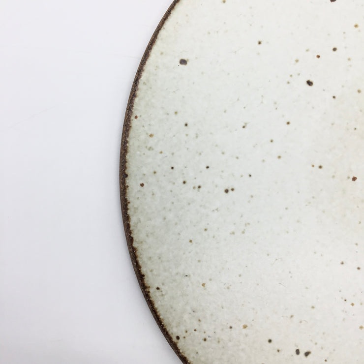 Lunar Flat | 8" | Sandstone/Snow White