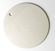 Lunar Flat Hanging | 10" | Greystone/Snow White