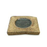 LSD (Little Square Dish) | Dass | 5" x 5" x 1" | Sandstone/Pebble Grey