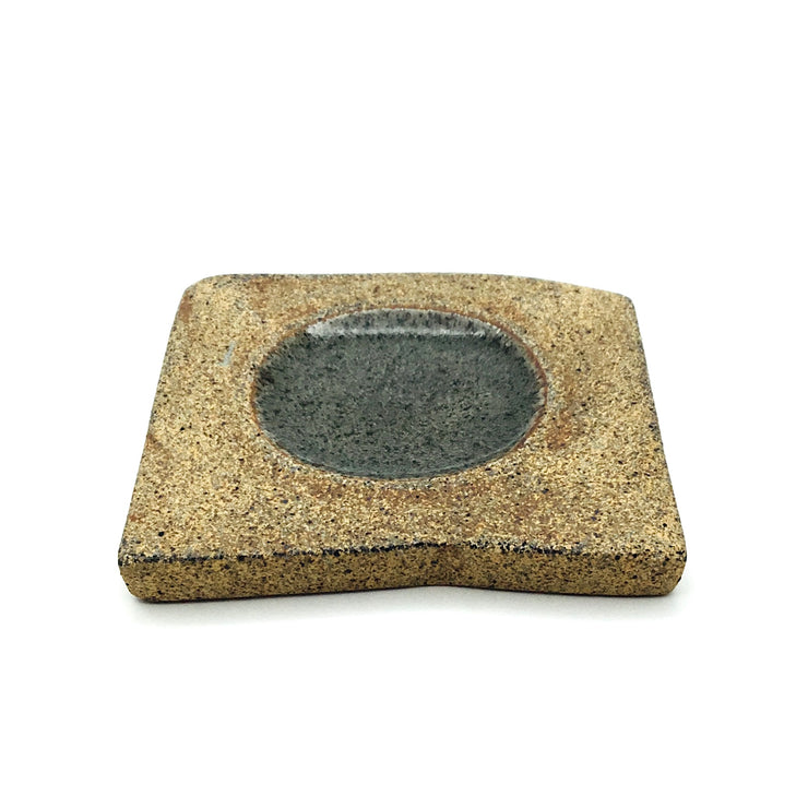 LSD (Little Square Dish) | Dass | 5" x 5" x 1" | Sandstone/Pebble Grey