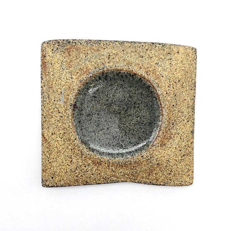 LSD (Little Square Dish) | Dass | 5" x 5" x 1" | Sandstone/Pebble Grey