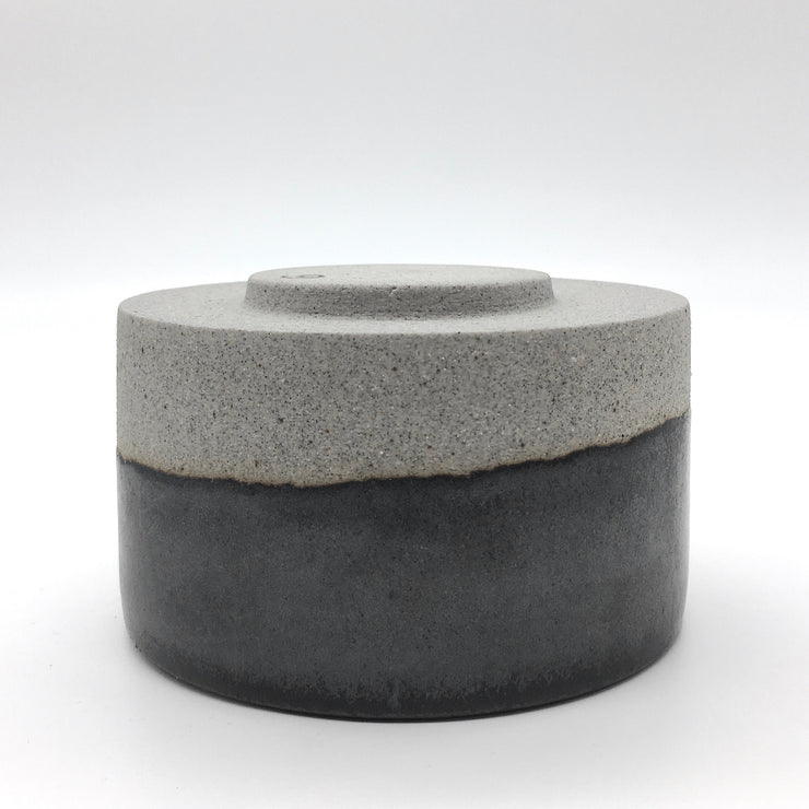 Matcha Cup | 4.5" x 3" | Greystone/Matte Black