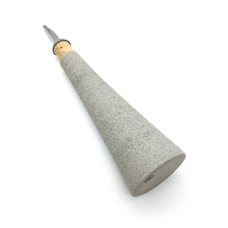 Mudra Cruet | 2.5" x 7" | Greystone/Raw