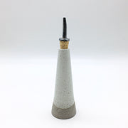 Mudra Cruet | 2.5" x 7" | Greystone/Snow White