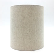 Mudra Lamp Shade | 7" x 8" x 8.5" H | Oatmeal | Medium Brass