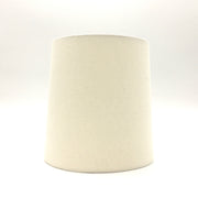 Mudra Lamp Shade | 7" x 8" x 8.5" H | Spun Linen | Medium Brass