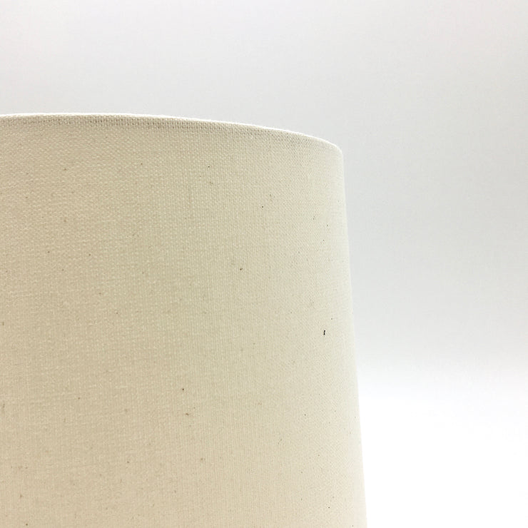 Mudra Lamp Shade | 7" x 8" x 8.5" H | Spun Linen | Medium Brass