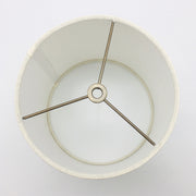 Mudra Lamp Shade | 7" x 8" x 8.5" H | Spun Linen | Medium Brass