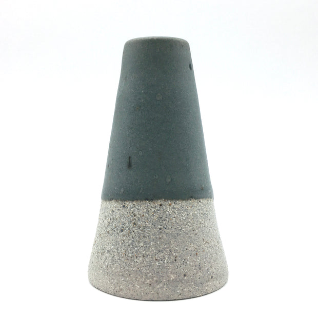 Mudra Vase | 2.5" x 4" | Greystone/Danish