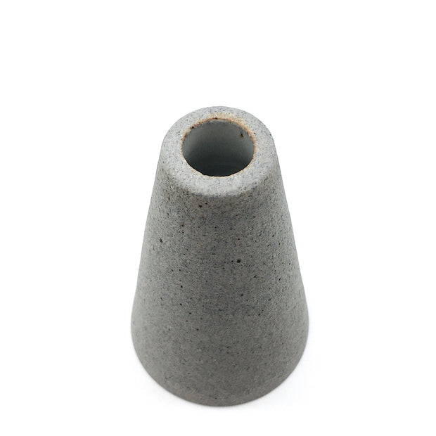 Mudra Vase | 2.5" x 4" | Greystone/Raw